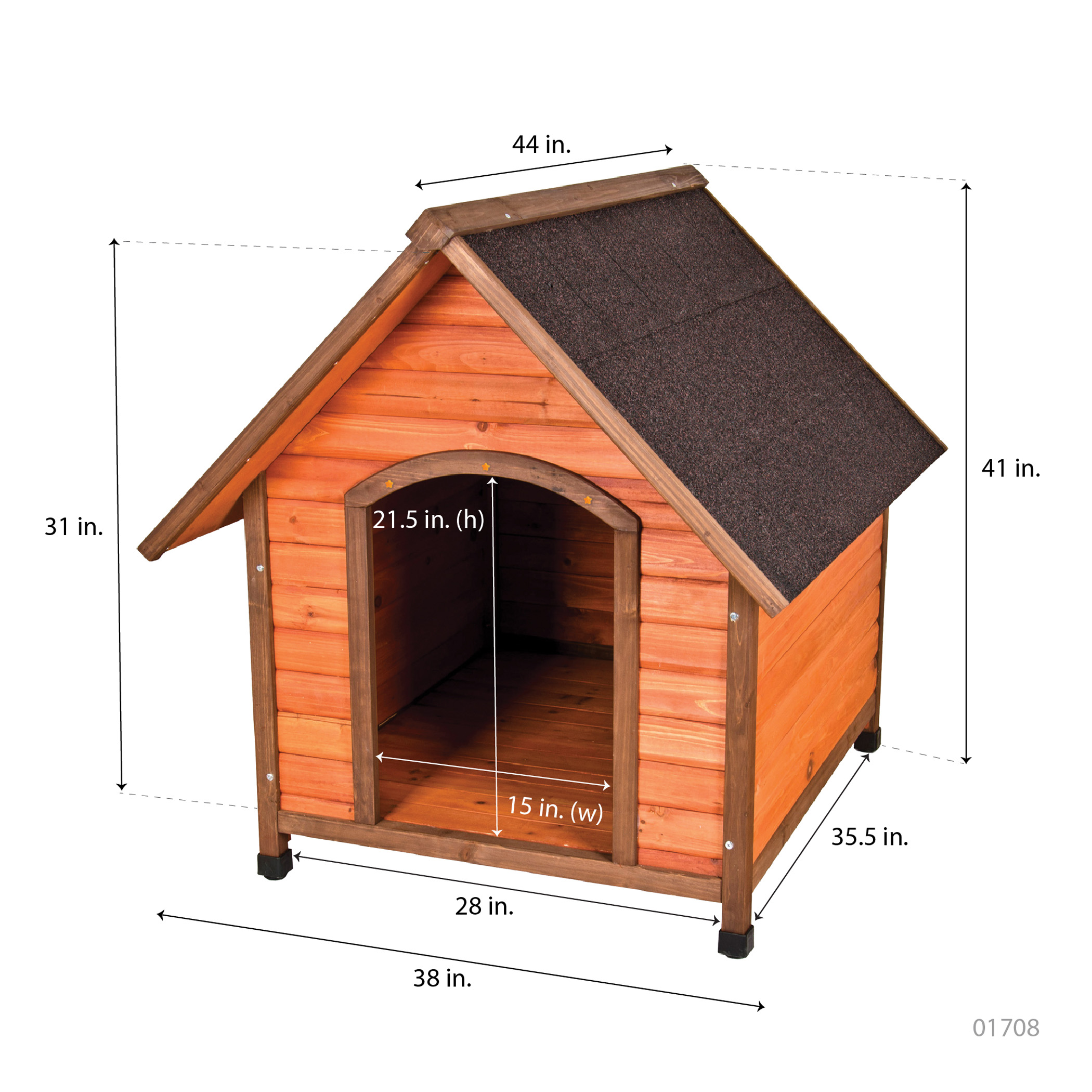 Premium+ A-Frame Doghouse, Xlg