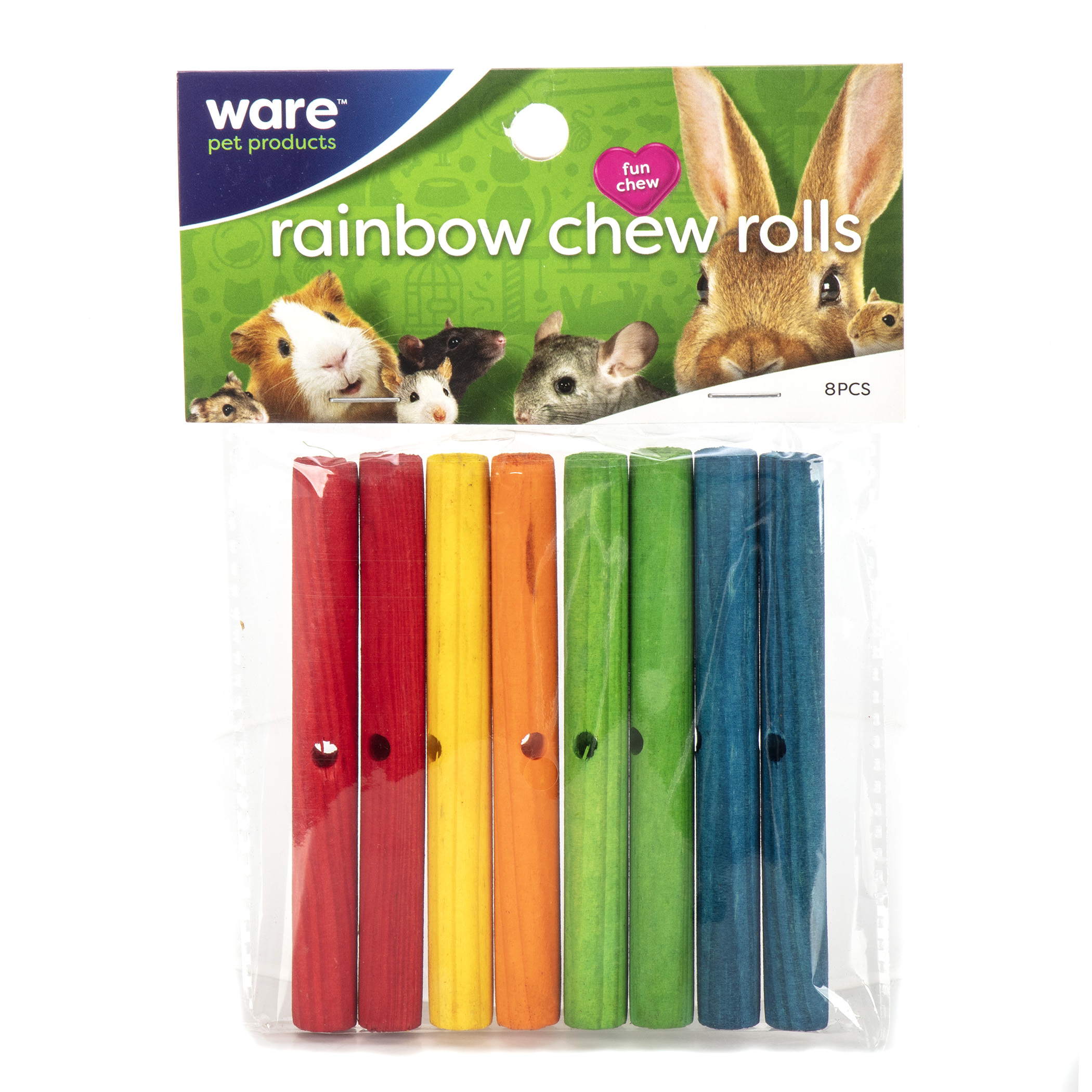 Rainbow Chew Rolls, 8pc