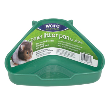 Corner Litter Pan for Critters