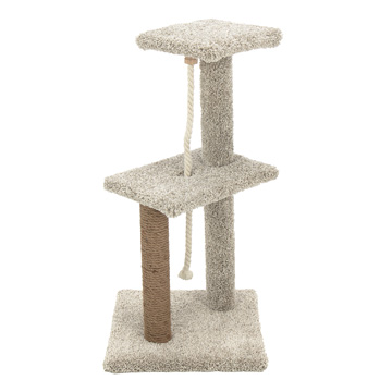 Bestpet 54in Cat Tree Tower with Cat Scratching Posts Stand House Cat Condo with Funny Toys Pink