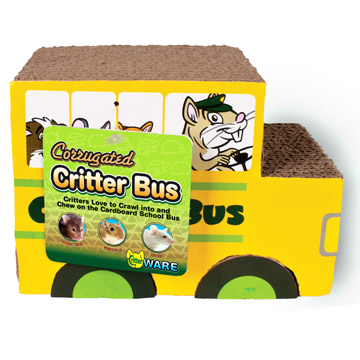 Corrugated Critter Bus