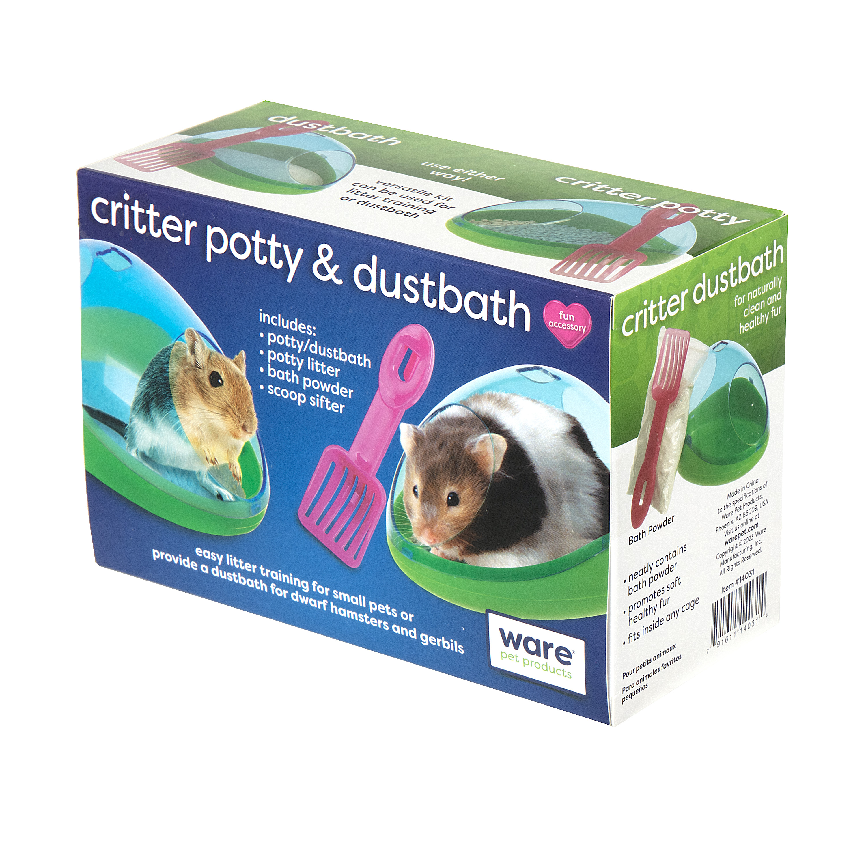 Critter Potty/Dustbath Kit